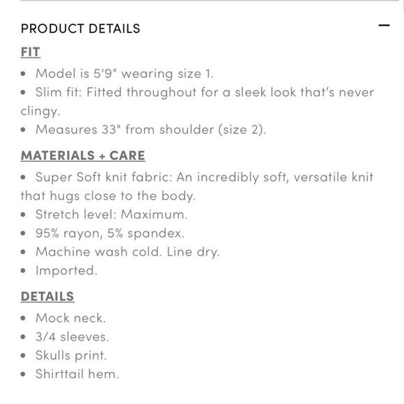 Torrid Super Soft Skull Knit Top Mock Neck Tunic Top NWT 2X - Picture 3 of 7